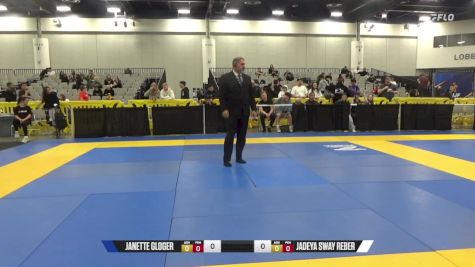 Jadeya Sway Reber vs Janette Gloger 2024 World IBJJF Jiu-Jitsu No-Gi Championship