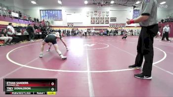 132 lbs Champ. Round 1 - Trey Donaldson, LIBERTY vs Ethan Sanders, PLEASANT HILL