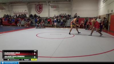 285 lbs Cons. Round 3 - Alexander Cruz, Glenwood Springs vs Vaughn Shallenberg, Rocky Mountain