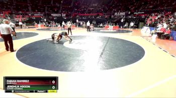 3A 190 lbs Champ. Round 1 - Jeremija Hixson, Gurnee (Warren) vs Fabian Ramirez, Elgin (H.S.)