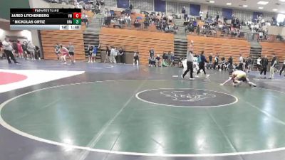 126 lbs Champ. Round 3 - Nickolas Ortiz, Brawley vs Jared Litchenberg, Vista Murrieta