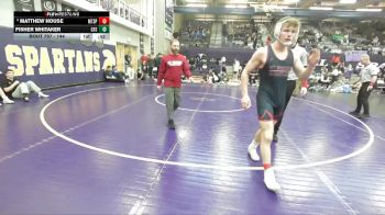 144 lbs Cons. Semi - Matthew House, Mount Spokane vs Fisher Whitaker, Columbia Falls