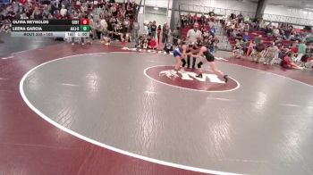 100 lbs Cons. Round 2 - Leena Garcia, Alliance vs Olivia Reynolds, Central