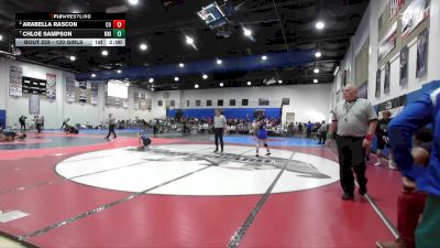 120 Girls Quarterfinal - Chloe Sampson, Mira Mesa vs Arabella Rascon, Central Union