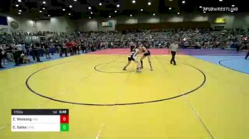 175 lbs Consi Of 16 #2 - Zachary Weisong, Hillsboro Mat Club vs Caleb Dalke, Legacy Elite Wrestling Club
