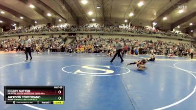 70 lbs Cons. Round 2 - Rigsby Sutter, Palmyra Youth Wrestling Club-AAA vs Jackson Tortorano, Bronco Wrestling Club-AAA