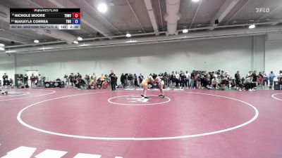 Senior Women Freestyle FS - 62 lbs Cons. Round 3 - Nichole Moore, Tiger Den Wrestling Club vs Makayla Correa, Threshold Wrestling Club