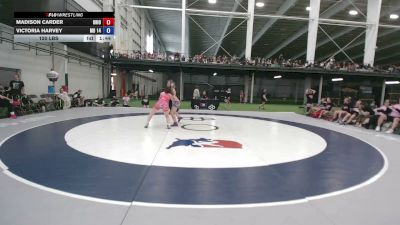 120 lbs Madison Carder, Ohio vs Victoria Harvey, Missouri