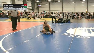 60 lbs Round 2 - 10:30am Friday - Roman Carter, Gotcha vs Gideon Drane, Great Neck W.C.