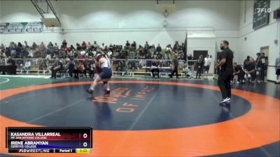160 lbs Cons. Round 3 - Irene Abramyan, Cerritos College vs Kasandra Villarreal, Mt. San Antonio College