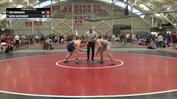 285 lbs Cons. Round 1 - Seth Northrop, Utica vs Joe Bernard, Worcester Polytechnic