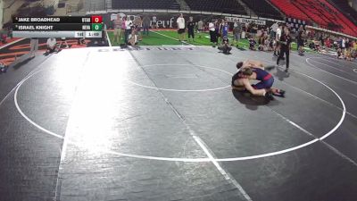 157 lbs Cons. Semis - Jake Broadhead, Utah vs Israel Knight, Nevada
