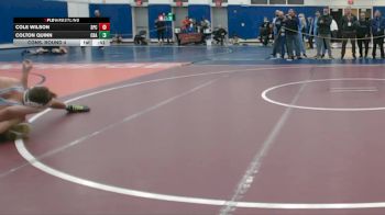 165 lbs Cons. Round 4 - Colton Quinn, Christian Brothers Academy vs Cole Wilson, St Paul VI Catholic