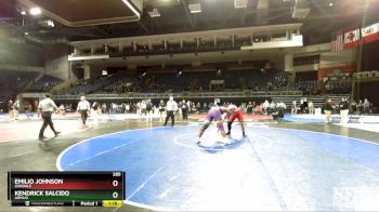 285 lbs Quarterfinal - Emilio Johnson, Oakdale vs Kendrick Salcido, Armijo