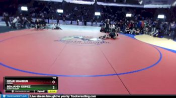 190 lbs 5th Place Match - Omar Shaheen, Camas vs Benjamin Gomez, North Kitsap