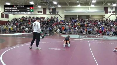 PW-4 lbs Round 3 - Kodi Cronkleton, Midland Little Eagles vs Brooklyn Lahr, Delaware County Wrestling Club