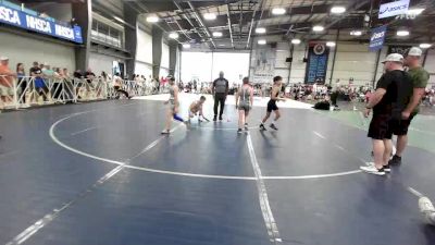 85 lbs Rr Rnd 2 - Peyton Kenny, Micky's Minions White vs Kruz Moss, Team Gotcha Blue