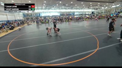 106 lbs Quarterfinal - Lucas Layne, Unattached vs Wyatt Sartori, Unattached