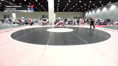 135 lbs 1st Place Match - Madelyn Medrano, G1 Training Center vs Kasia Wong, Shelton Wrestling Academy