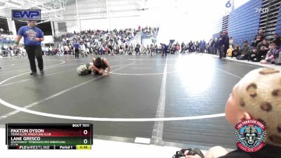 85 lbs Quarterfinal - Paxton Dyson, Texas Elite Wrestling Club vs Lane Gresco, Southwest Timberwolves Wrestling Club