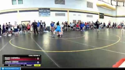 160 lbs Cons. Round 2 - Isaac Cadwell, Indiana vs Josiah Green, Columbus North Wrestling Club
