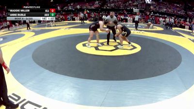 G-235 lbs Quarterfinal - Maddie Miller, G-Indian Lake vs Anne Ruble, G-Ak. North
