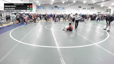 J-90 lbs Round Of 32 - Keegan Bailey, NC vs Jake Schmitt, WV