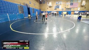 130lbs Champ. Round 1 - Jazmine Botello Lopez, Toppenish (Girls) vs Jazmyn Quachsides, Prairie (Girls)