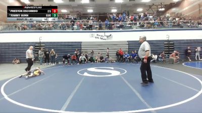 47 lbs 1st Place Match - Preston Escobedo, Small Town Grims vs Tommy Gunn, Bear Lake Wrestling Club