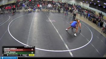 120 lbs Cons. Round 4 - Xavier Rodela, Burleson Centennial High School Wrestling vs Tyson Roach, Bronco Wrestling Club