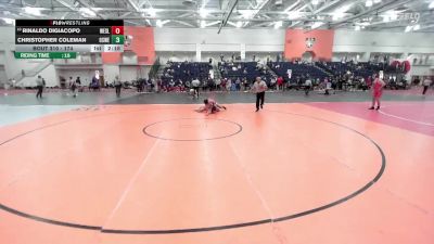 174 lbs Cons. Round 2 - Rinaldo DiGiacopo, Wesleyan (CT) vs Christopher Coleman, Oswego State