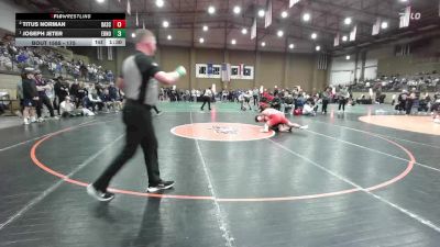 175 lbs 1st Place Match - Joseph Jeter, Edmond North vs Titus Norman, Baylor