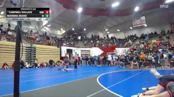 130 lbs 3rd Place Match - Campbell Wallace, West Lafayette vs Makenna Mckee, Rochester Community