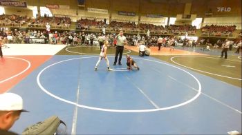 73 lbs Quarterfinal - Heavyn Woods, Takedown Elite vs Luke Barnett, Eads Jr Olympics