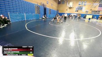 170lbs Cons. Round 3 - Alice Buchanan, Everett (Girls) vs Paitynn Hammond, University (Girls)