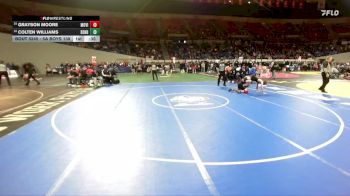 5A Boys 138 lbs Cons. Round 2 - Colten Williams, Bend Boys vs Grayson Moore, Mountain View Boys