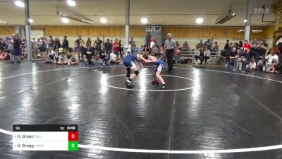 86 lbs Consolation - Hunter Green, Dallas vs Hunter Gregg, Hamburg