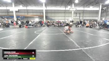 95 lbs Champ. Round 3 - Liam Takashige, New Plymouth Middle School vs Nixxon Cook, All In Wrestling Academy