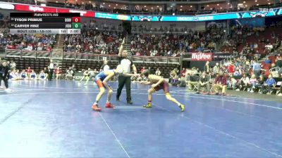 1A-106 lbs Cons. Round 2 - Carver Hinz, Jesup vs Tyson Primus, Denver