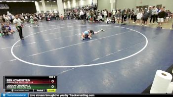 92 lbs 3rd Place Match - Ben Howenstein, Powerhouse Wrestling Club vs Logan Crandall, Evansville Wrestling Club