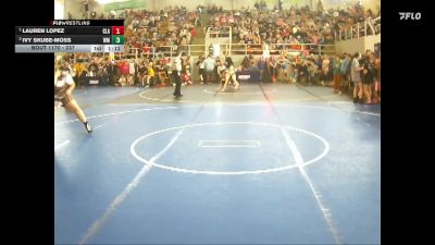 237 lbs Round 2 - Lauren Lopez, Claymont vs Ivy Skube-Moss, Watkins Memorial