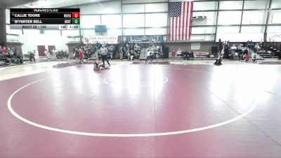 125 lbs Cons. Round 1 - Callie Toone, Morgan vs Wynnter Bell, Grantsville