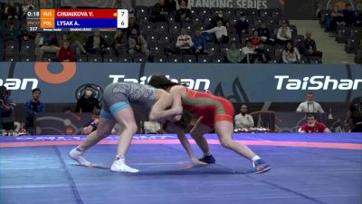 57 kg Bronze - Veronika Chumikova, RUS vs Anhelina Lysak, POL