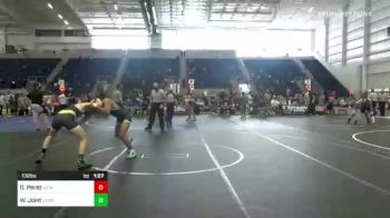 132 lbs Quarterfinal - David Perez, Wcw vs Wayne Joint, Lemoore WC