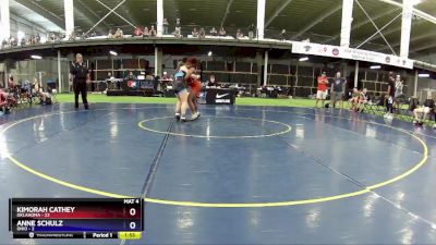 127 lbs Placement Matches (8 Team) - KiMorah Cathey, Oklahoma vs Anne Schulz, Ohio