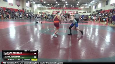 130 lbs Round 2 - Lachlan Robideau, MN Elite vs Ayden Skrivanek, Lake Superior Wrestling Academ