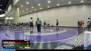 132 lbs Round 3 (10 Team) - Daniel Beckett, Medina Buckeye Ohio vs Allan Powers, Terre Haute Blue