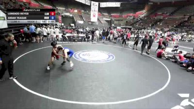 113 lbs Lorenzo Reyes, LAWA - Los Angles Wrestling Association vs Judah Teague, NAWA - North Area Wrestling Association