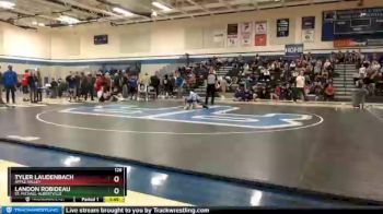 126 lbs Quarterfinal - Landon Robideau, St. Michael-Albertville vs Tyler Laudenbach, Apple Valley