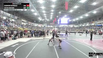 43 lbs Round Of 16 - Cashton Schmalz, Colorado Hammers vs Lucas Decker, Moffat County